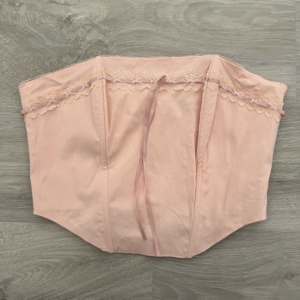 Pink corset